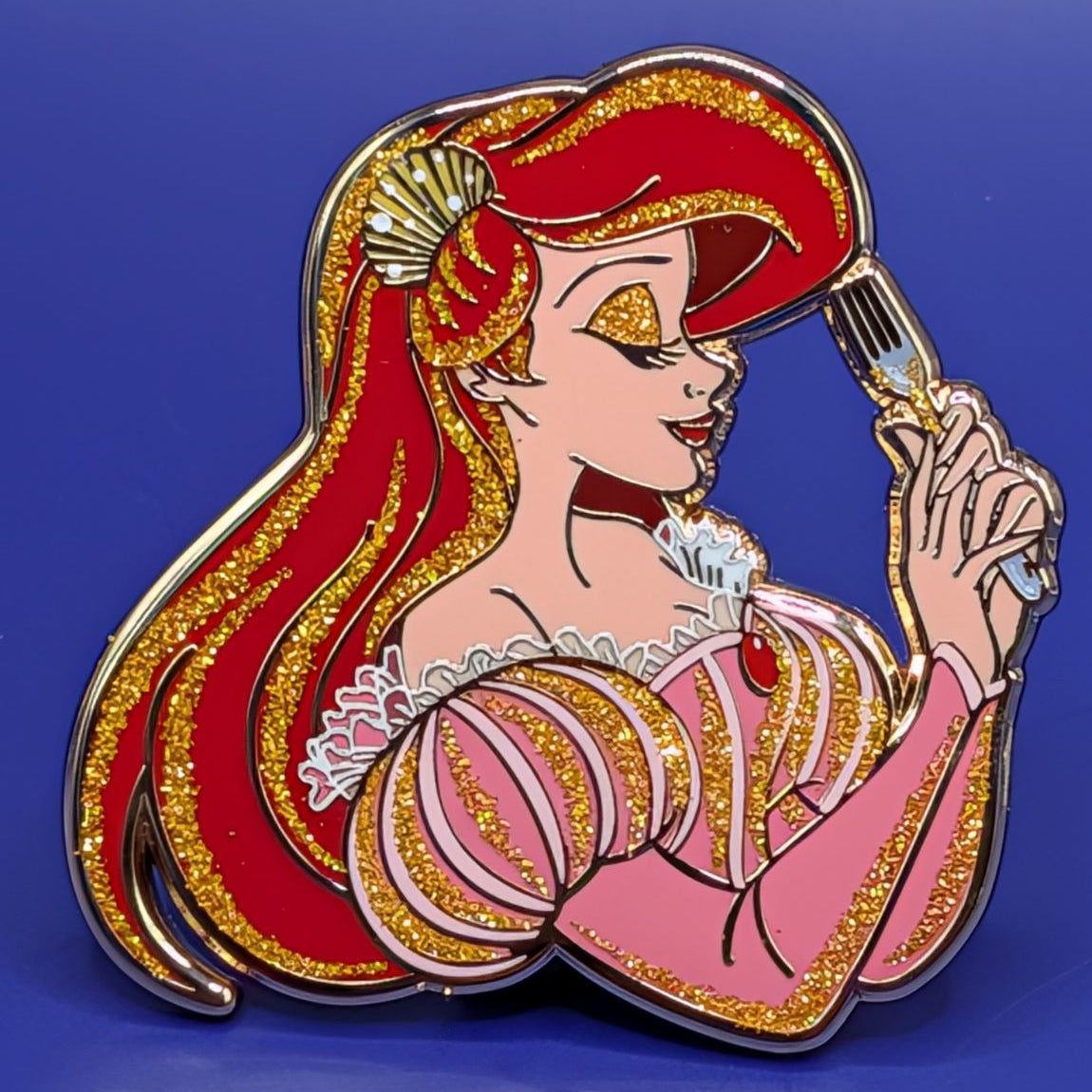 Redhead with Fork - Gilded Reverie